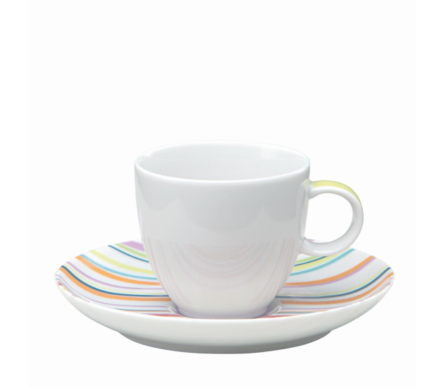 Espressokop en schotel