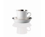 Espressokop en schotel