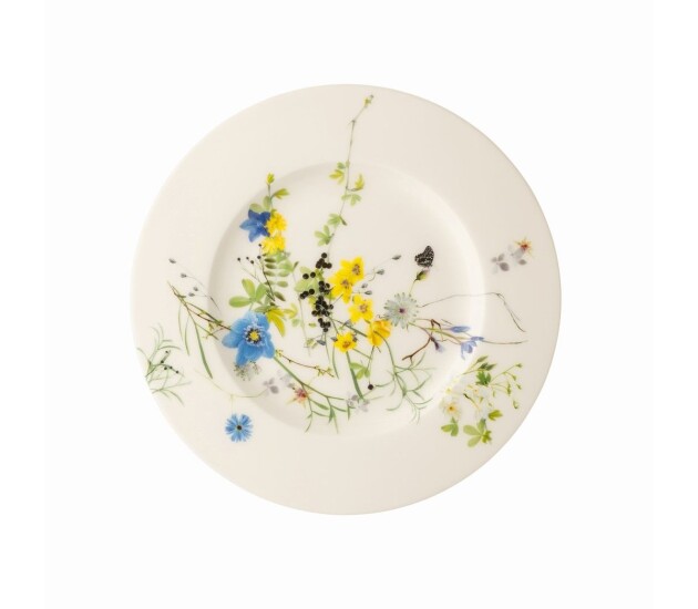 Gebaksbord met rand 19 cm