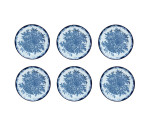 Set van 6 dinerborden
