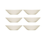 Set van 6 diepe borden 21 cm
