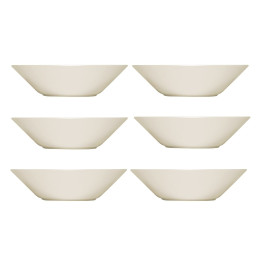 Set van 6 diepe borden 21 cm