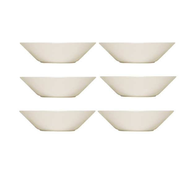 Set van 6 diepe borden 21 cm