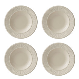 Set van 4 Diepe borden 23 cm