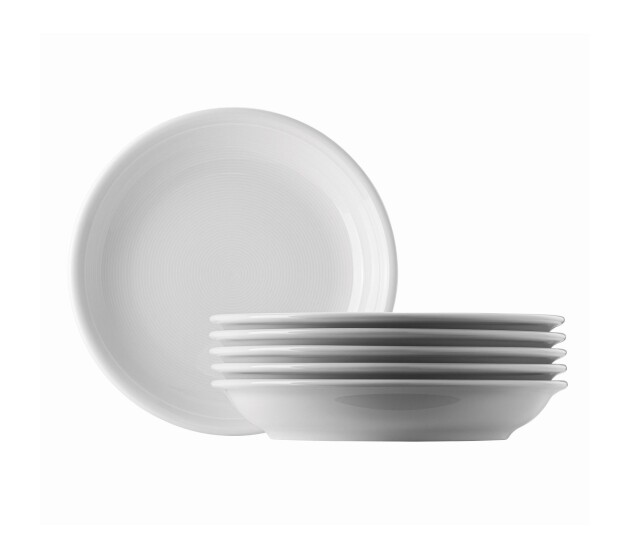 Set van 6 diepe borden 22 cm