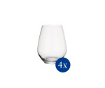 Set van vier waterglazen