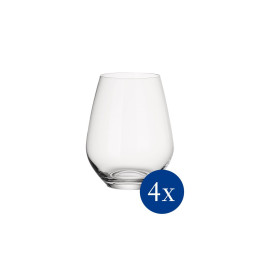 Set van vier waterglazen