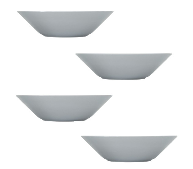 Set van 4 diepe borden 21 cm