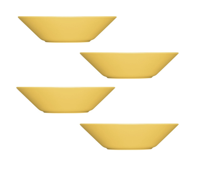 Set van 4 diepe borden 21 cm