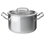 Kookpan 16 cm met glasdeksel