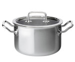 Kookpan 20 cm met glasdeksel