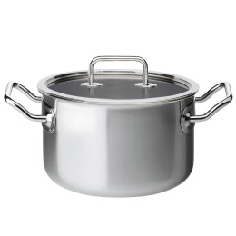 Kookpan 24 cm met glasdeksel