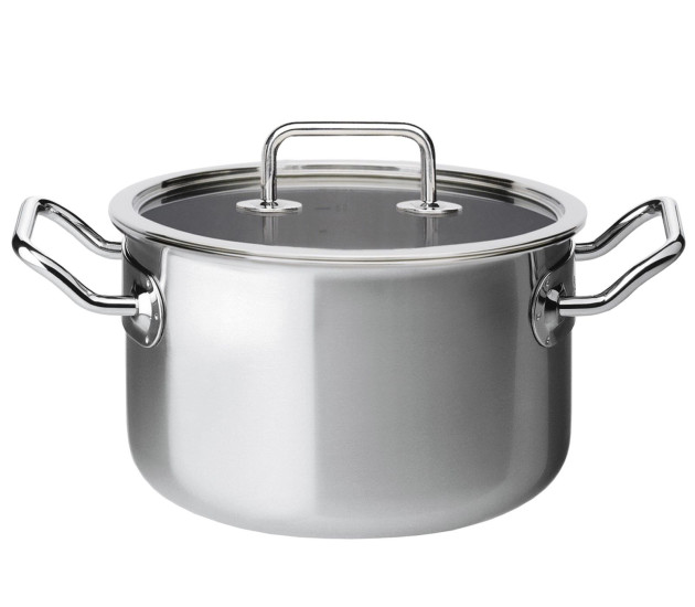 Kookpan 24 cm met glasdeksel