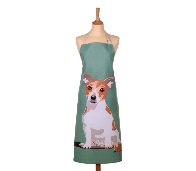 Katoenen schort Jack Russel