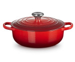 Rood Rond 24 cm laag model