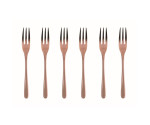 Copper Set van 6 Gebaksvorkjes