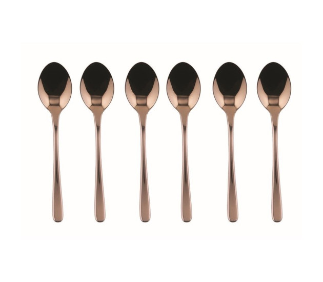Copper Set van 6 lepeltjes