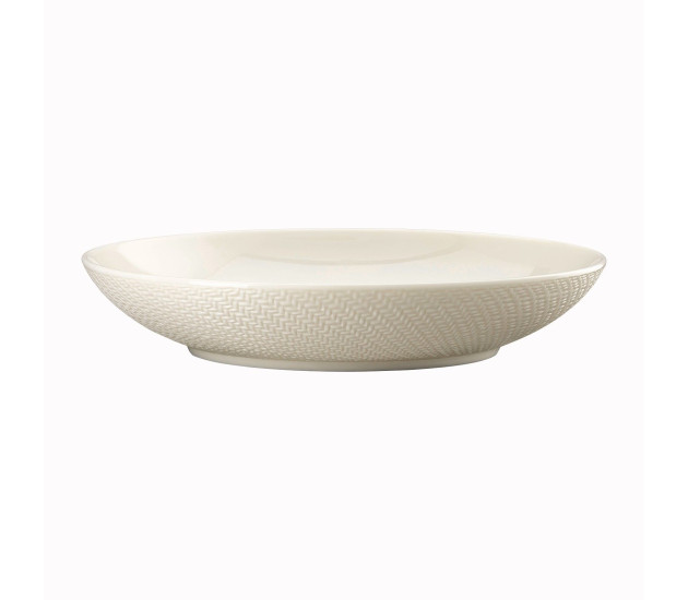 Diep bord 21 cm White tone