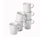 Set van zes bekers