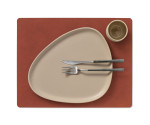 Placemat Nupo Square Red