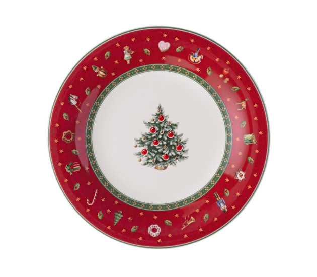 Bord 21,5 cm Rood