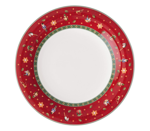 Dinerbord 27 cm Rood