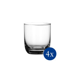 Set van vier whisky/sapglazen