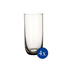 Set van vier longdrinkglazen