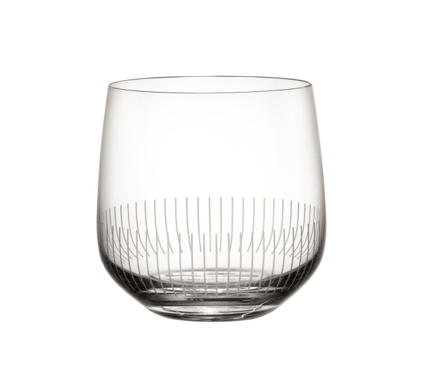 Set van vier water- of sapglazen