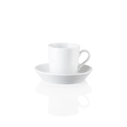 Espressokop en schotel