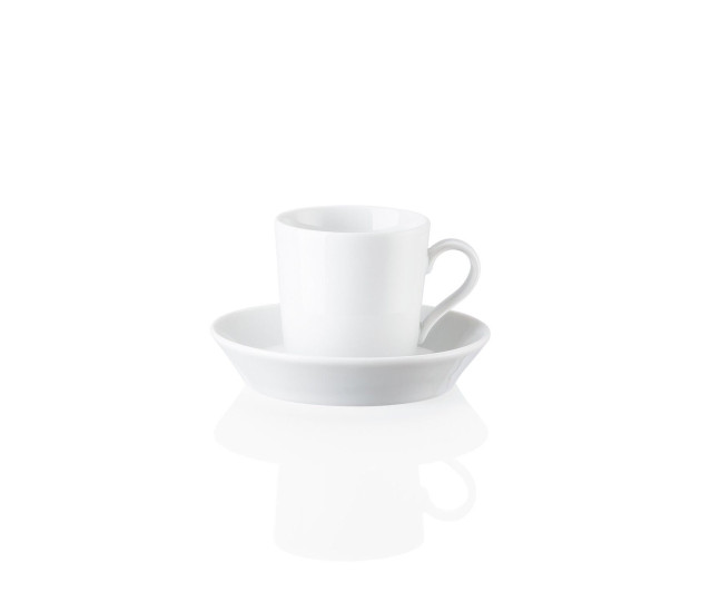 Espressokop en schotel