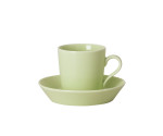 Espressokop en -schotel