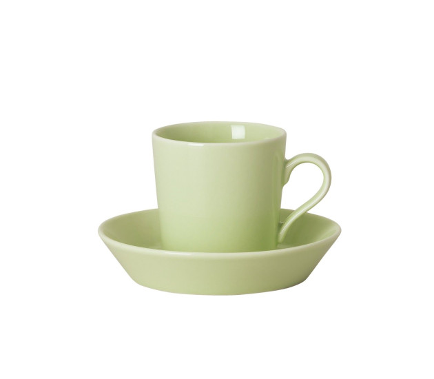 Espressokop en -schotel
