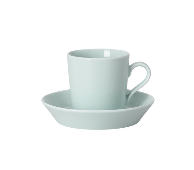 Espressokop en schotel