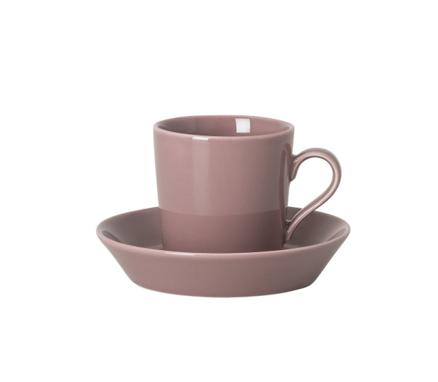 Espressokop en schotel