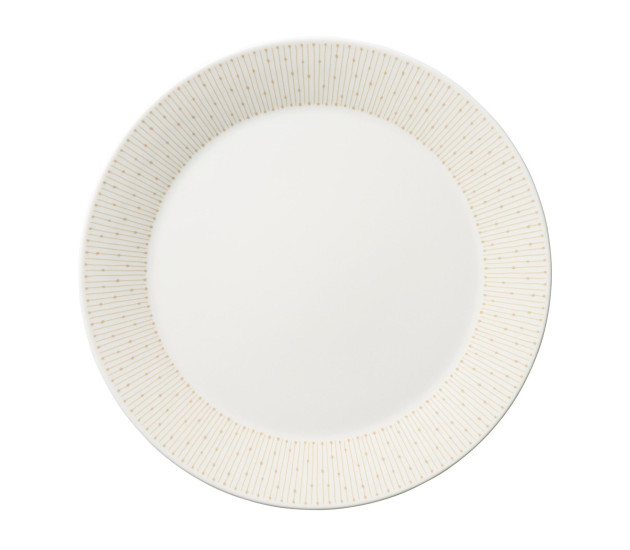 Bord 25 cm, Beige