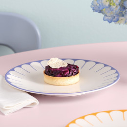 Dinerbord 26,5 cm Bleu