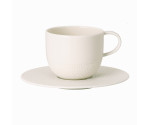 Kop en schotel White Tone