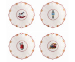 Set van 4 schaaltjes