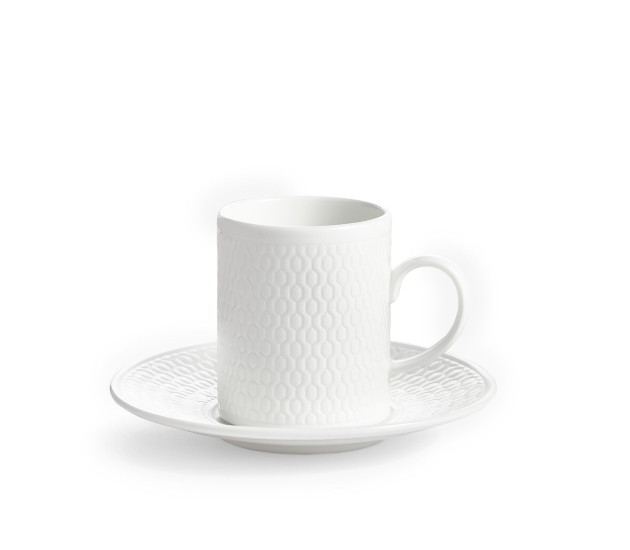 Espressokop en schotel