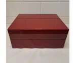Cassette kist Rood Gelakt