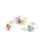 Bekers set van 4 Mixed Pattern