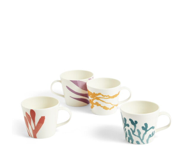 Bekers set van 4 Mixed Pattern