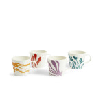 Bekers set van 4 Mixed Pattern