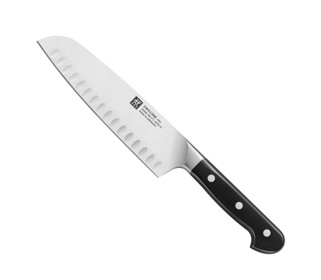 Santoku 18 cm met kuiltjes