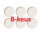 B-keus Set van 6 Dinerborden 26 cm
