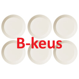 B-keus Set van 6 Dinerborden 26 cm