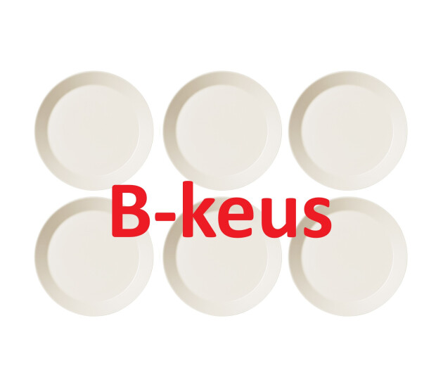 B-keus Set van 6 Dinerborden 26 cm