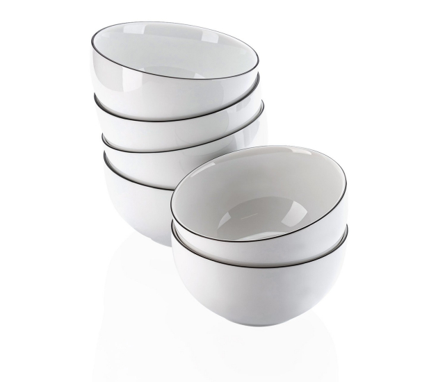 Set van zes schaaltjes