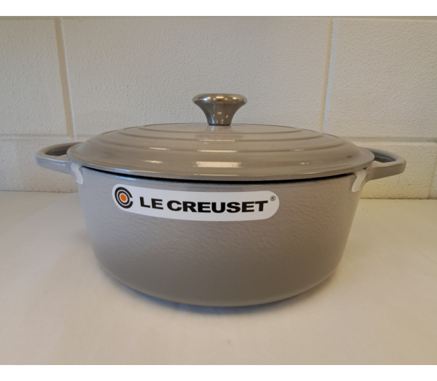 Mist grey 29 cm ovaal